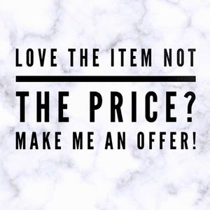 Welcome! Make a reasonable offer :)